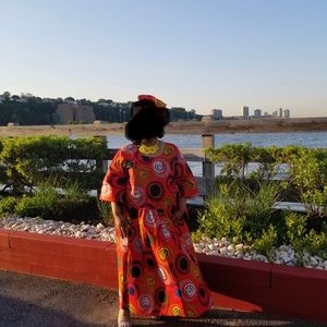 African Skirt and Top One Size